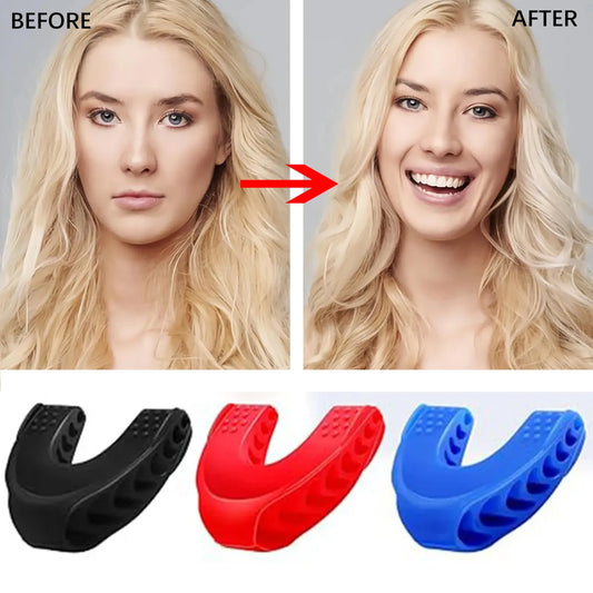 Fitness Jaw Exerciser Slim & Tone Jawline/Double Chin Reducer-Helps Reduce Teeth Grinding & Stress-Facial Toner/Look Youthful