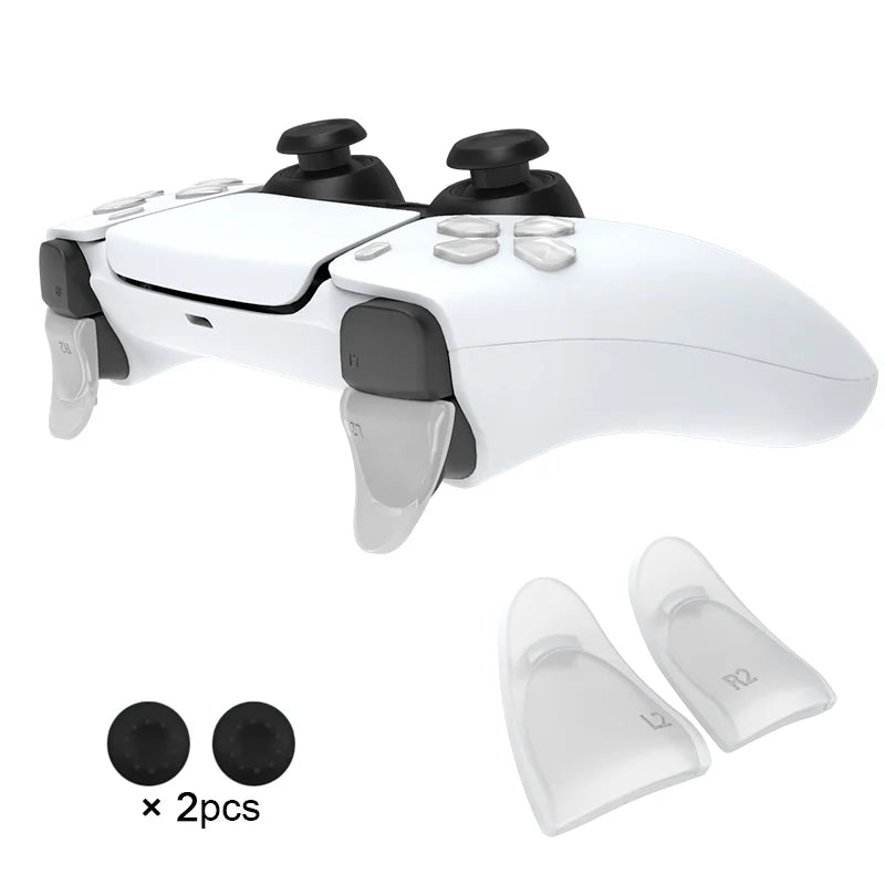 Data Frog Extended Triggers Button For PS5 L2/R2 Trigger Extender D-pad Key Cap For Playstation 5 Gamepad Accessories