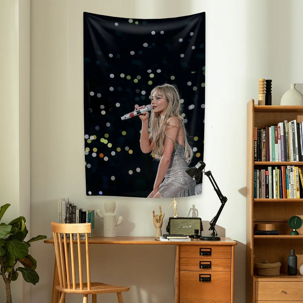 Singer Sabrina Carpenter Short n' Sweet Flag For Living Room Home Dorm Decor Art Garage Bar Wall Club Live Decoration Banner