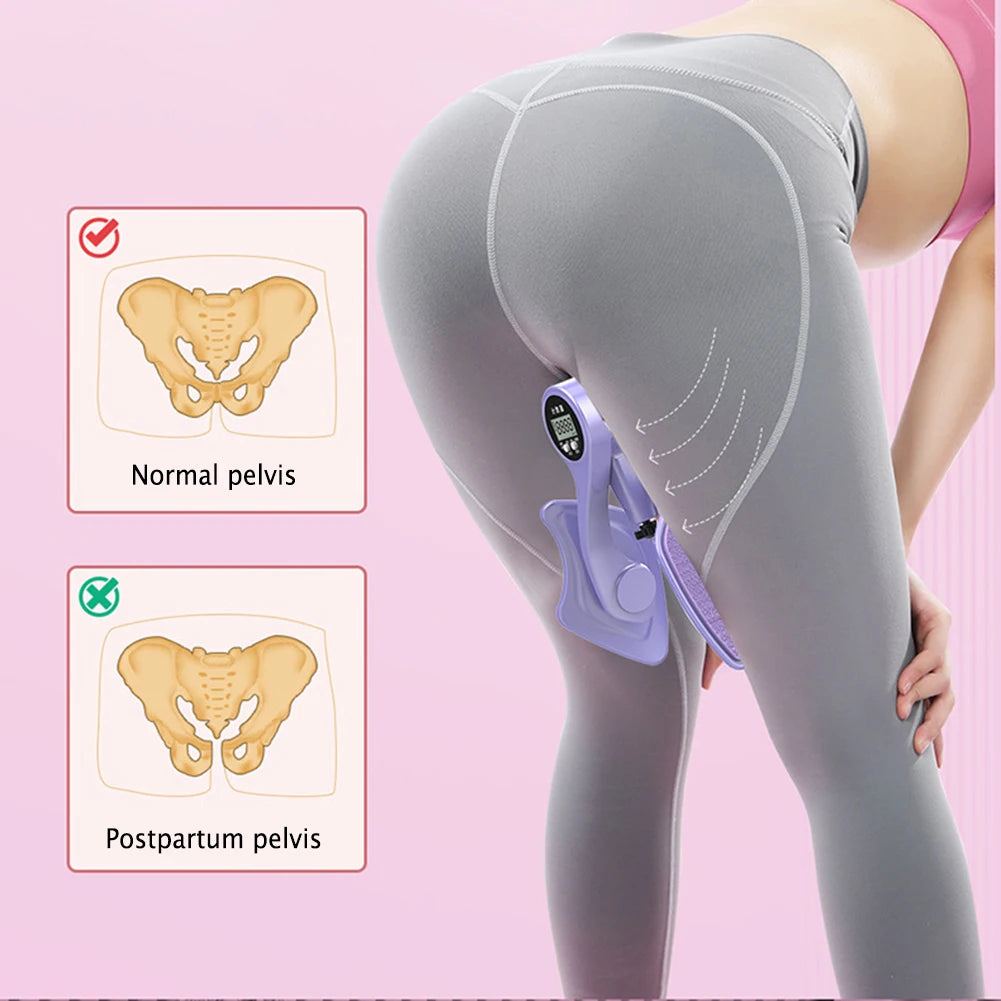 Fitness Equipment Thigh Exercise Pelvic Floor Muscle Trainer For Men Women Pelvis Muscle Buttock Training Device Hip Exerciser