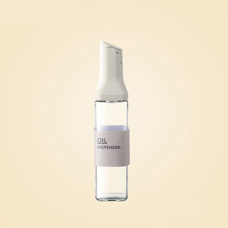 500ml Square Open and Close Oil Pot Kitchen Sauce Vinegar Olive Oil Glass Seasoning Bottle