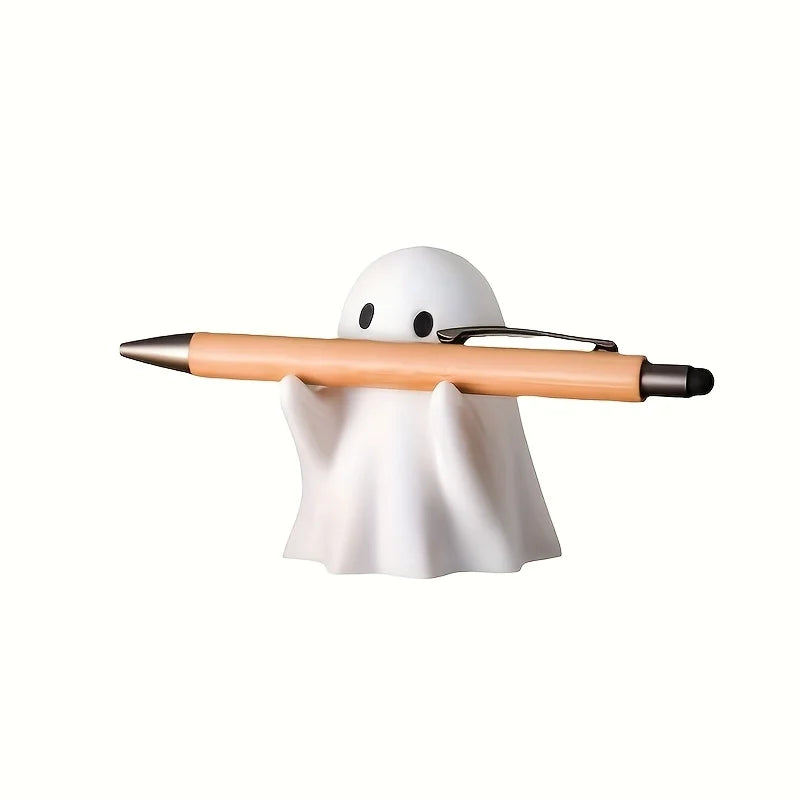 1pc Cute Multi-functional Funny Ghost-shaped Pen Holder Suitable for Home Study Office Desktop Decoration Ornaments