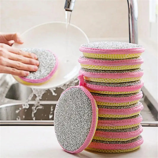 Dishwashing Sponge Reusable Washable Sponges Double Side Magic Sponge To Wash Dishes Useful Things for Kitchen Clean Tools