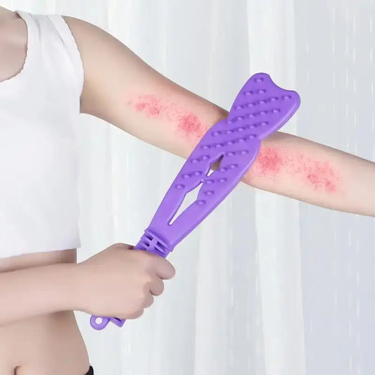 Health Care Hammer Non Slip Handle Elastic Durable Massage Acupoint Back Stick Pat Tool Mini Massager For Muscles Scar Fitness