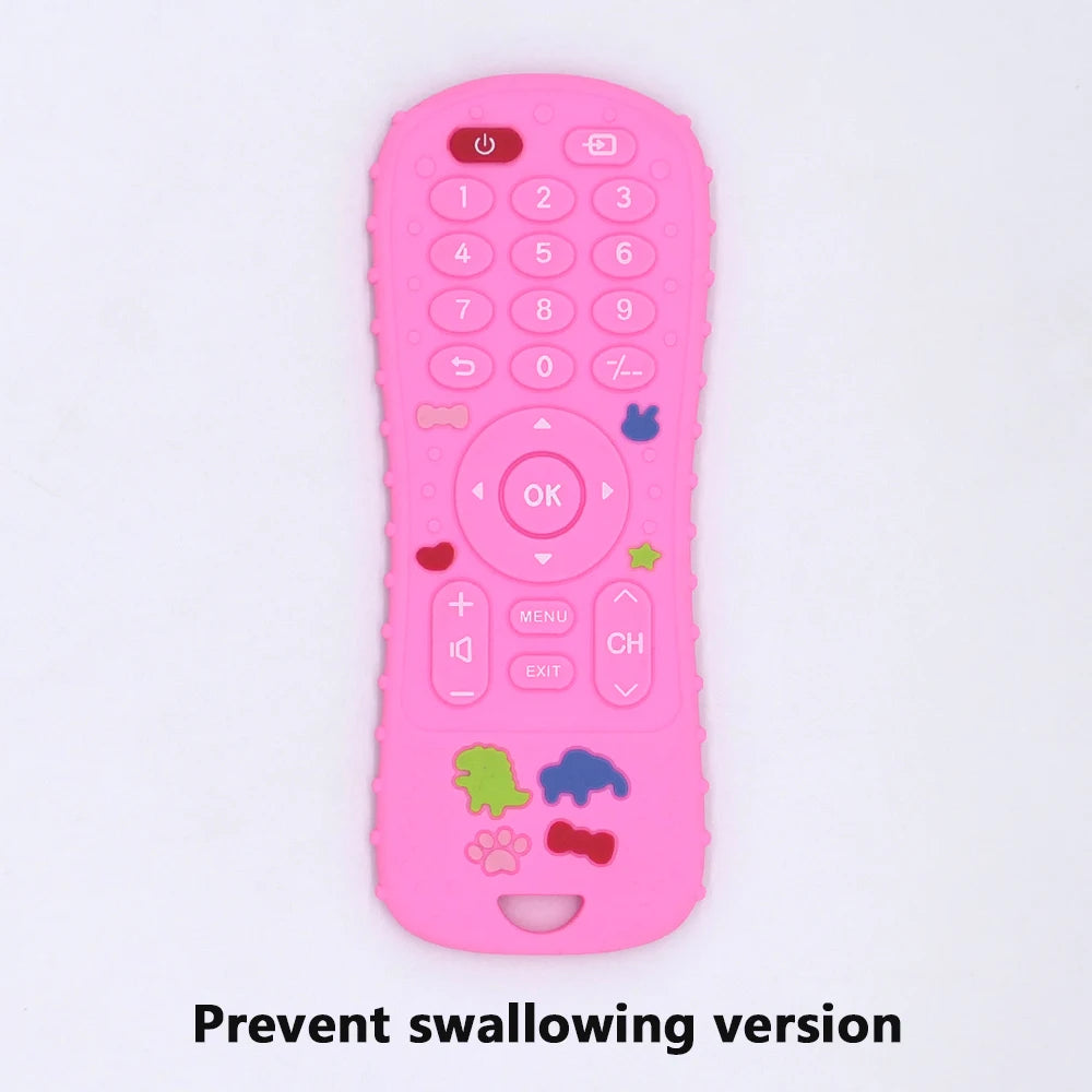 1/4PCS Silicone Baby Toys TV Remote Control Shape Teether Toy BPA Free Silicone Teething Chewing Toy Sensory Baby Accessories