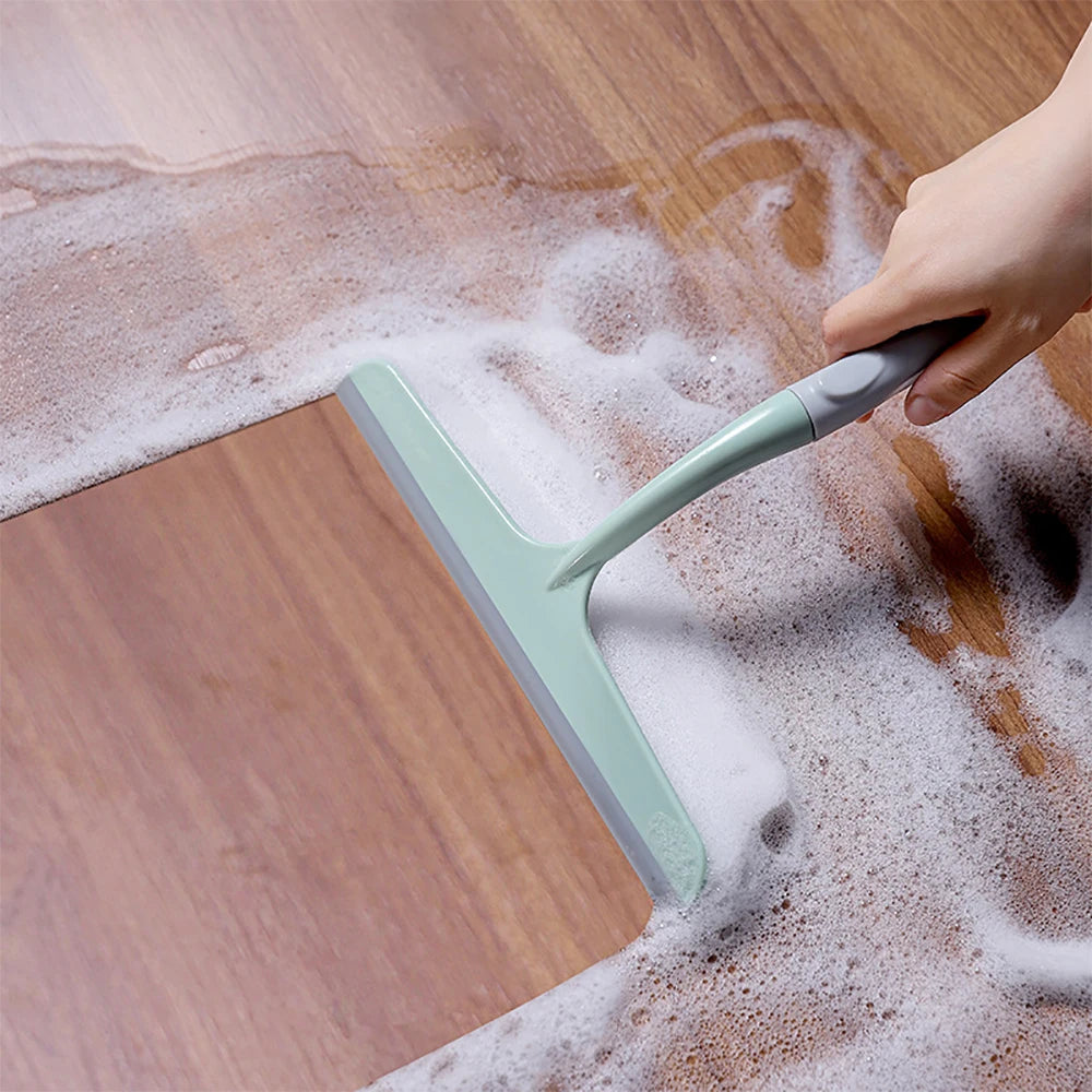 Multi-purpose Silicone Scraping Washing Wiper Household Window Bathroom Kitchen Glass Cleaning Tool Floor Surface Small Wiper
