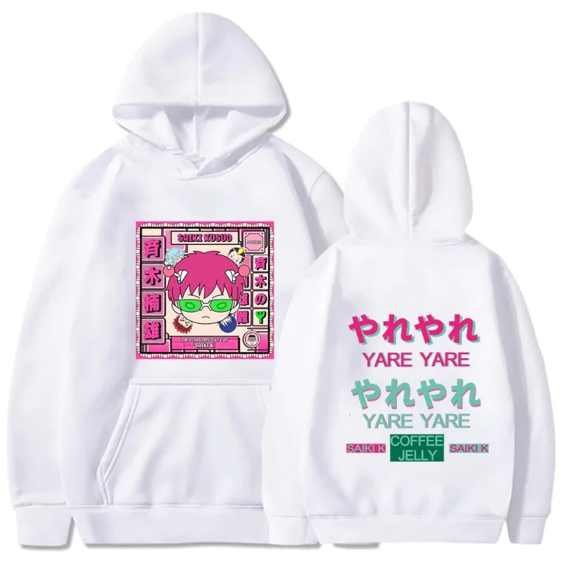 The Disastrous Life of Saiki K Autumn New Men's Hoodie Sweatshirt Men Womnen Fashion Brand Design Pullover Men's Fleece Hoodies