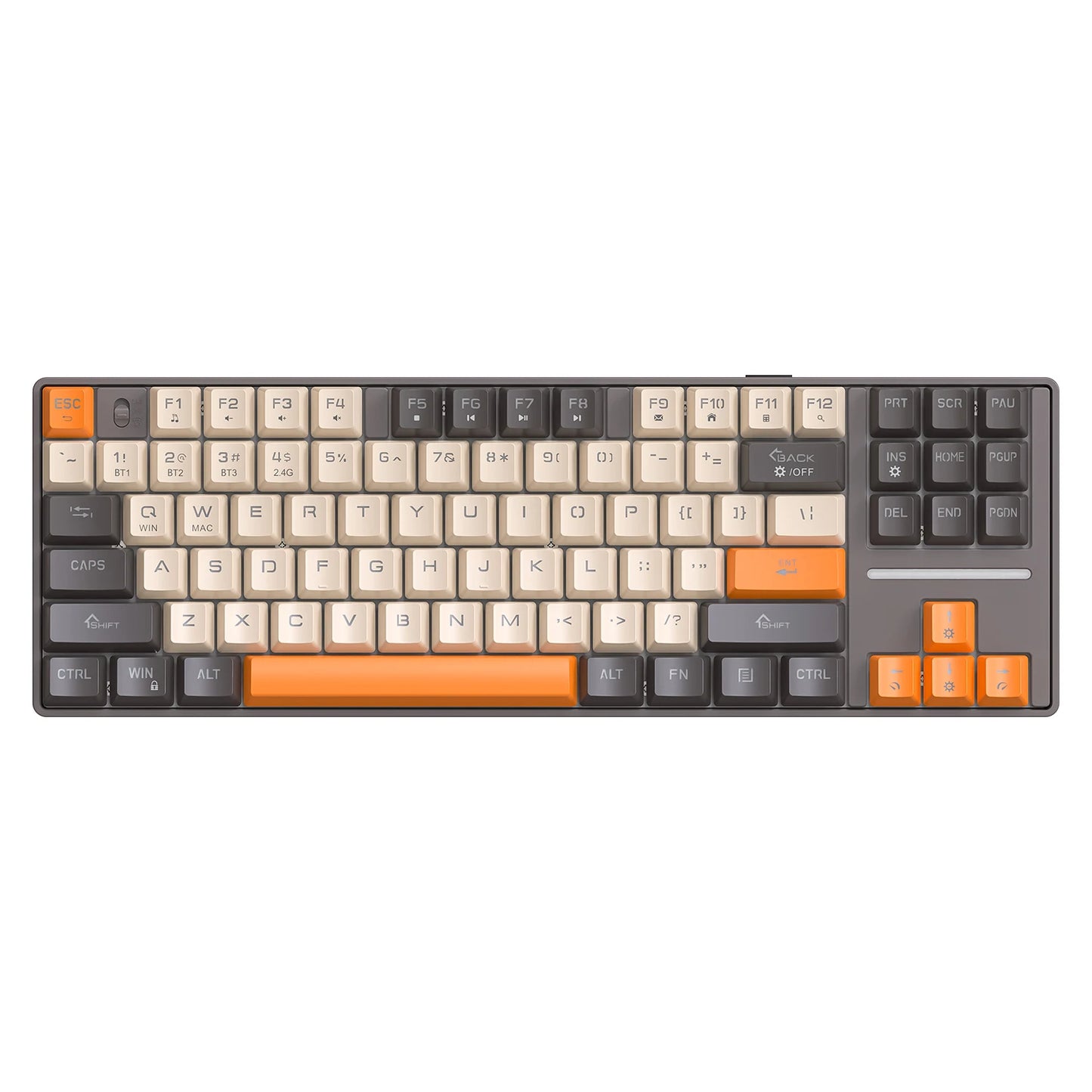 SMAILWOLF MK87 Bluetooth wireless mechanical keyboard E-sports game full key hot plug custom keyboard