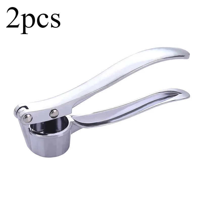 Stainless steel manual small garlic press for pounding garlic paste, kitchen supplies, manual garlic press kitchen items