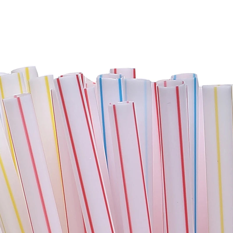 100-1000PCS Drinking Straws Colorful & Black rietjes Flexible Wedding Party Supplies Drinking Beverage Straws Kitchen Wholesale