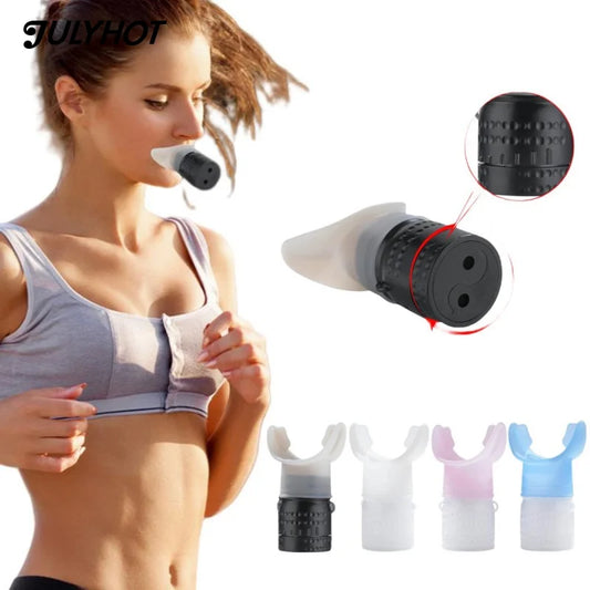 1pc Breathing Exercise For Lungs Portable Breath Fitness Exerciser Device Endurance Workout Device With Adjustable Resistances