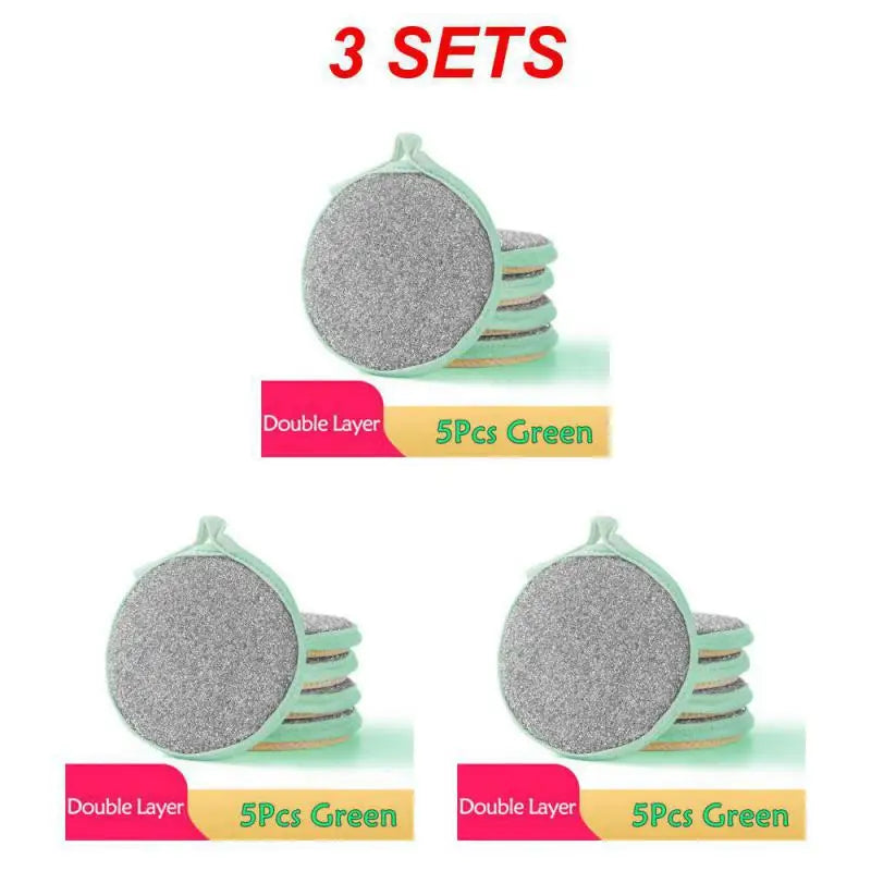 Dishwashing Sponge Reusable Washable Sponges Double Side Magic Sponge To Wash Dishes Useful Things for Kitchen Clean Tools