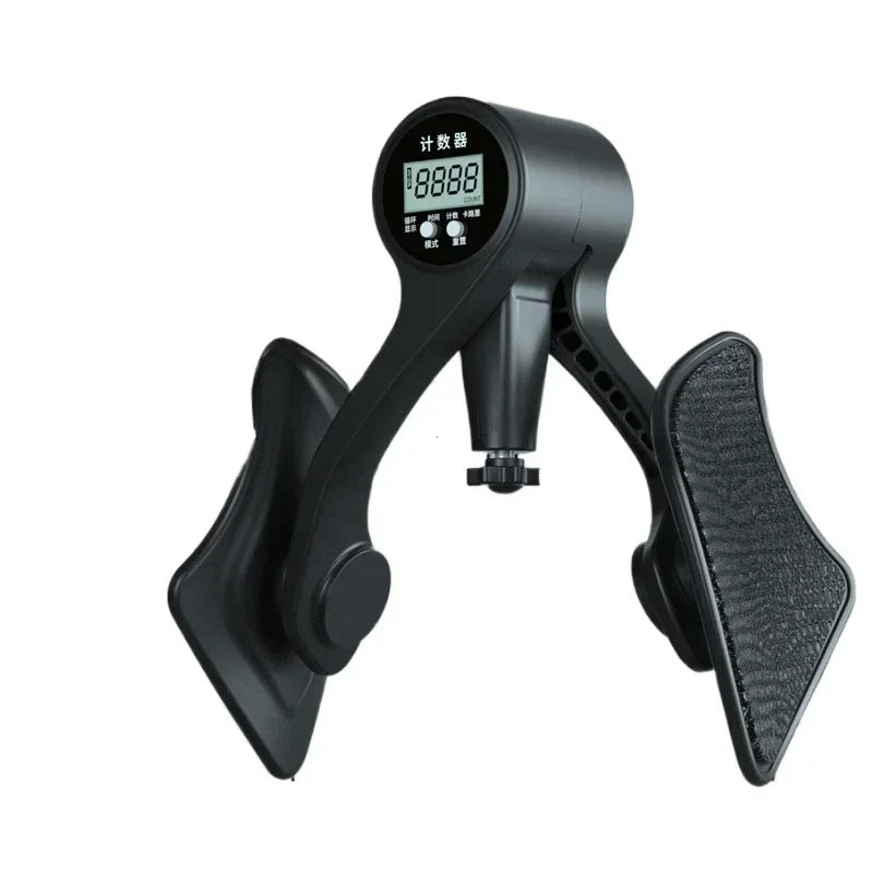 Digital counter hip leg trainer pelvic floor muscle strength adjustable leg exerciser internal thigh fitness equipment