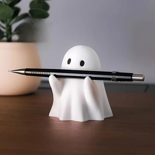 1pc Cute Multi-functional Funny Ghost-shaped Pen Holder Suitable for Home Study Office Desktop Decoration Ornaments
