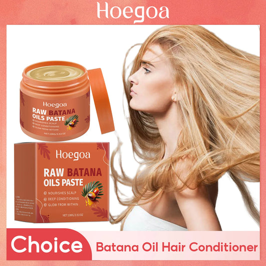 Batana Oil Conditioner Get Fuller Thicker Healthier Hair Prevent Loss Breakage Strengthen Hair Roots Nutrition Repair Hair Mask