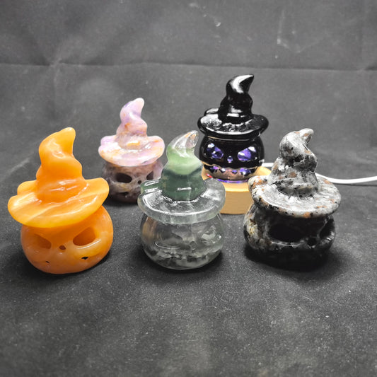 All kinds of pumpkin carving stone art and craft sculptures for Halloween home decoration, festivals and daily use