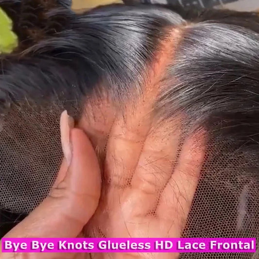 7x7 Invisible Melt Skin Real HD Lace 13x6 6x6 5x5 Pre Plucked Lace Frontal Bye Bye Knots Wigs 100% Virgin straight Hair HD Lace