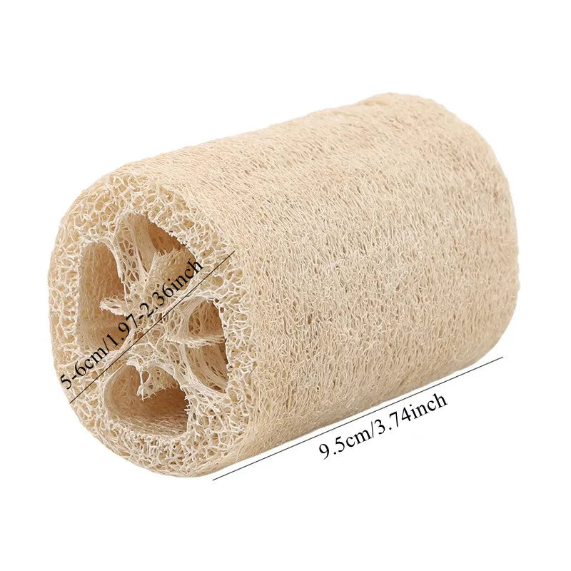 1PC Organic Loofahs Loofah Spa Exfoliating Scrubber natural Luffa Body Wash Sponge Remove Dead Skin Made Soap