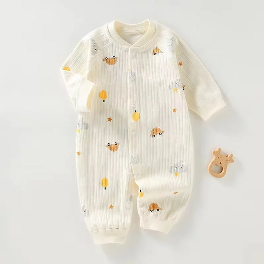 Autumn Clothes Baby Clothes Girls Boys Bodysuit & One piece Long Sleeve Newborn Outfit for Outdoor Clothes Spring Autumn Summer