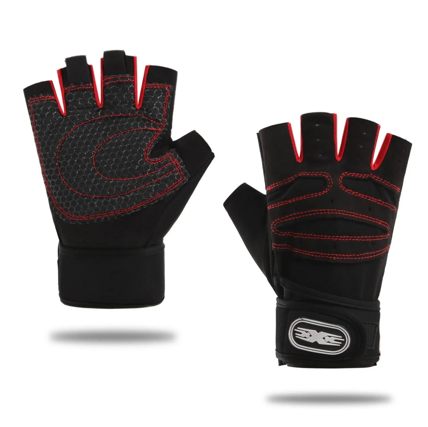 Gym Gloves for Men Women Crossfit Dumbbells Straps Gym Accessories Weight Lifting Bodybuilding Training Exercise Fitness Gloves