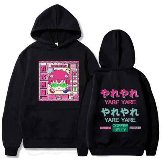 The Disastrous Life of Saiki K Autumn New Men's Hoodie Sweatshirt Men Womnen Fashion Brand Design Pullover Men's Fleece Hoodies