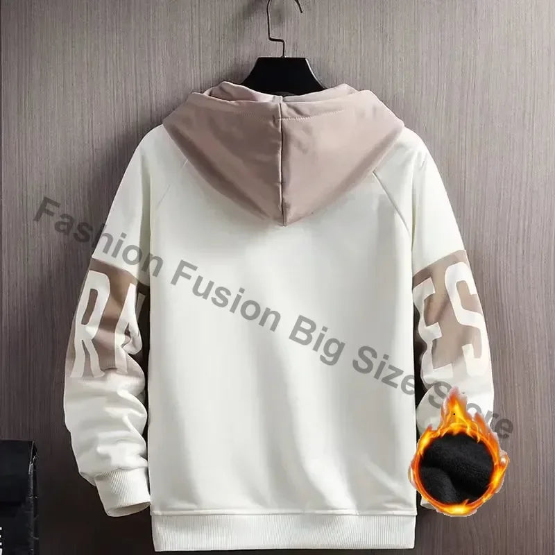 Men's Hoodies Spring Autumn Fashion Harajuku Letter Print Hoodies Sweatshirts Men Streetwear Trend Men Clothing Hip Hop Tops