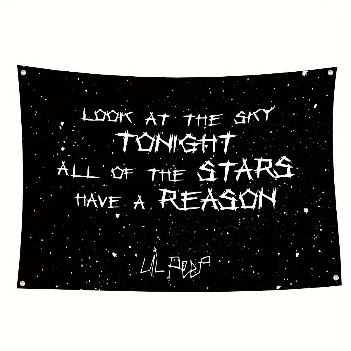 Lil Peep Rapper Tapestry, Love Rapper Wall Hanging Flag, Artistic Home Decor, Bedroom/Living Room Curtain, Balcony Accent, Gift