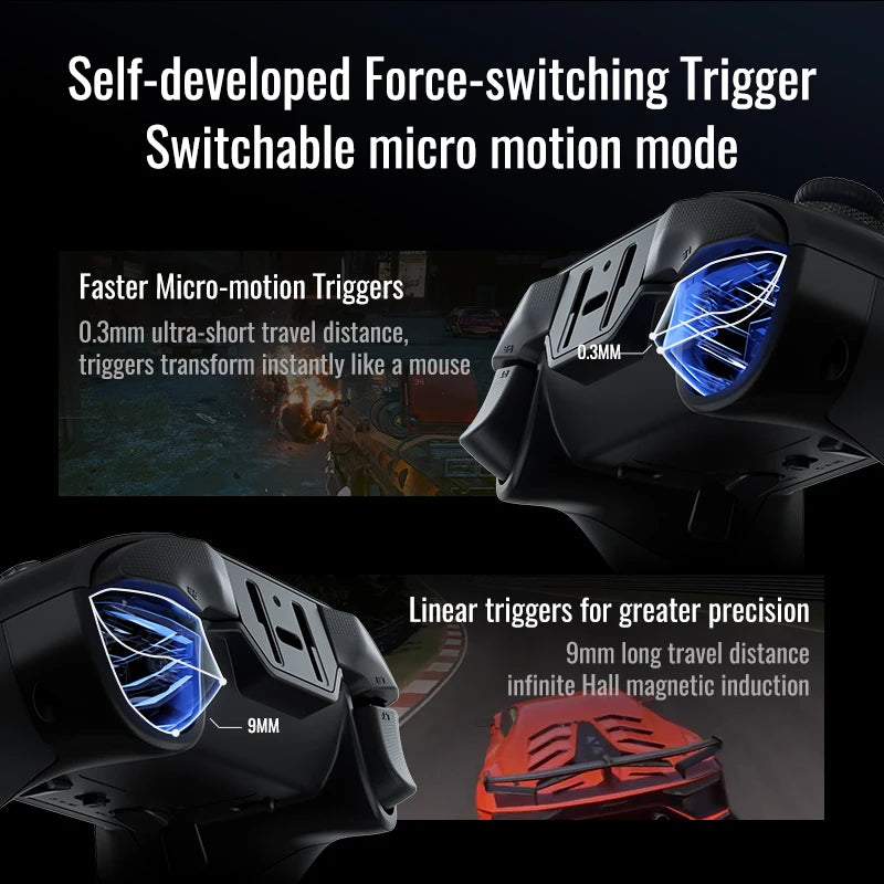 Original Flydigi Vader 4 Pro Gaming Controller Athletic Elite Handle Wireless Gamepad With Hall Rocker For Mobile Switch TV Pc