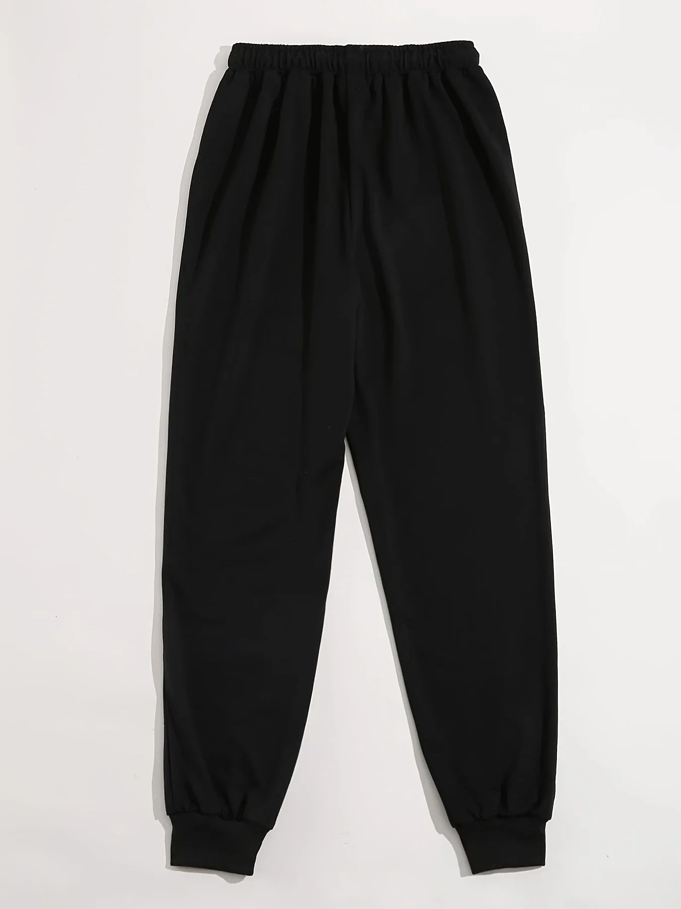 I Love My Boyfriend Letter Prints Women's Elastic Waist Pants Loose Drawstring Long Pant Fashion Casual Female Sports Sweatpants