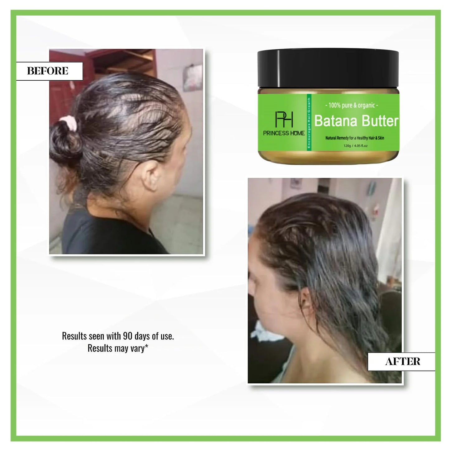 Natural 100% Pure Batana Oil For Hair Growth Batana Oil Butter Hair Mask From Honduras Hair Loss Treatment For Black Men & Women