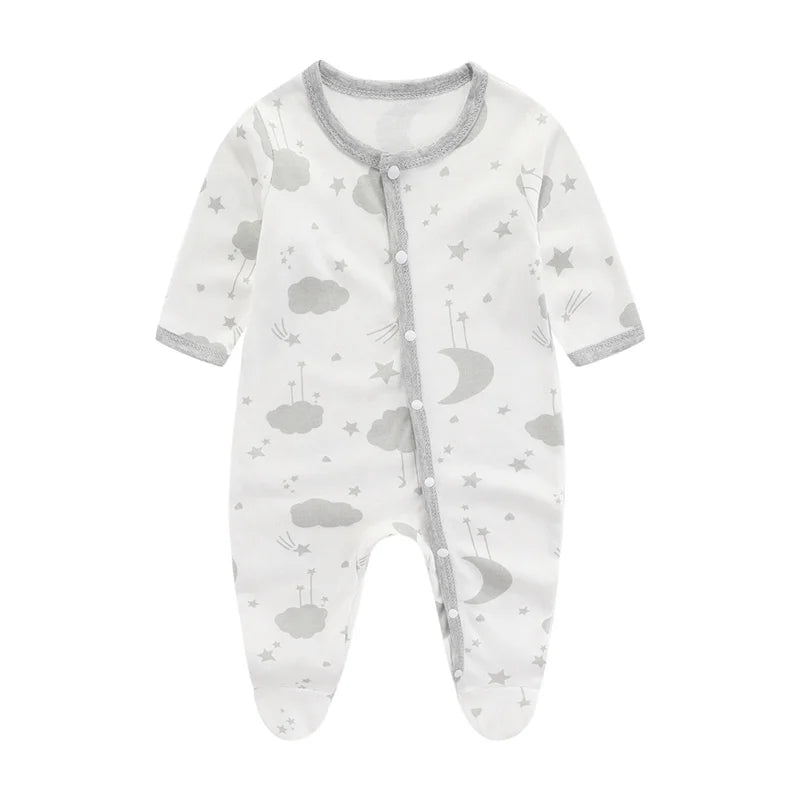 Newborn Baby Bodysuit 2024 Spring Baby Clothes Summer Girl Romper Soft Boys Jumpsuit Cartoon Children's Clothes 0 to 9 Months
