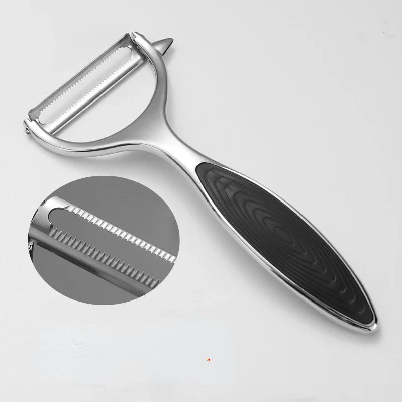 304 Stainless Steel Peeler Beam Kitchen Multi-Function Potato Peelers Vegetable Y-Shaped Rotatable Peeler Kitchen Accessories