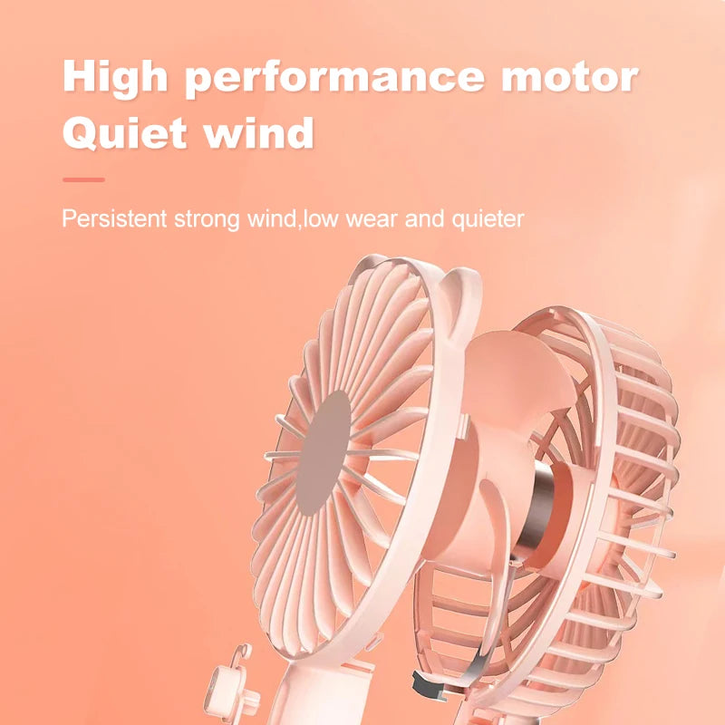 Portable Cooling Rechargeable Electric USB Mini Handheld Table Fan Wholesale Price for Office And Home Use