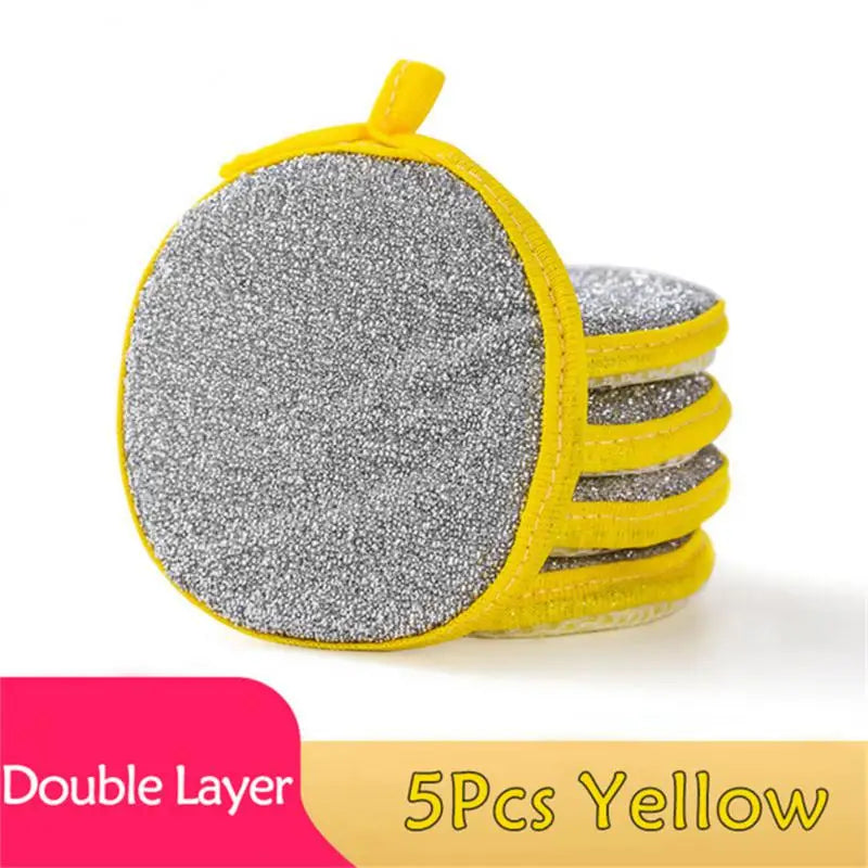 Dishwashing Sponge Reusable Washable Sponges Double Side Magic Sponge To Wash Dishes Useful Things for Kitchen Clean Tools