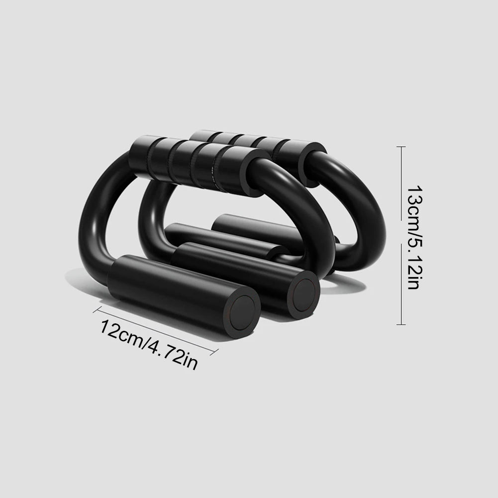 S Shape Push-up Stand Foam Handles Floor Chest Workout Equipment Anti Slip Home Fitness Chest Training Equipment