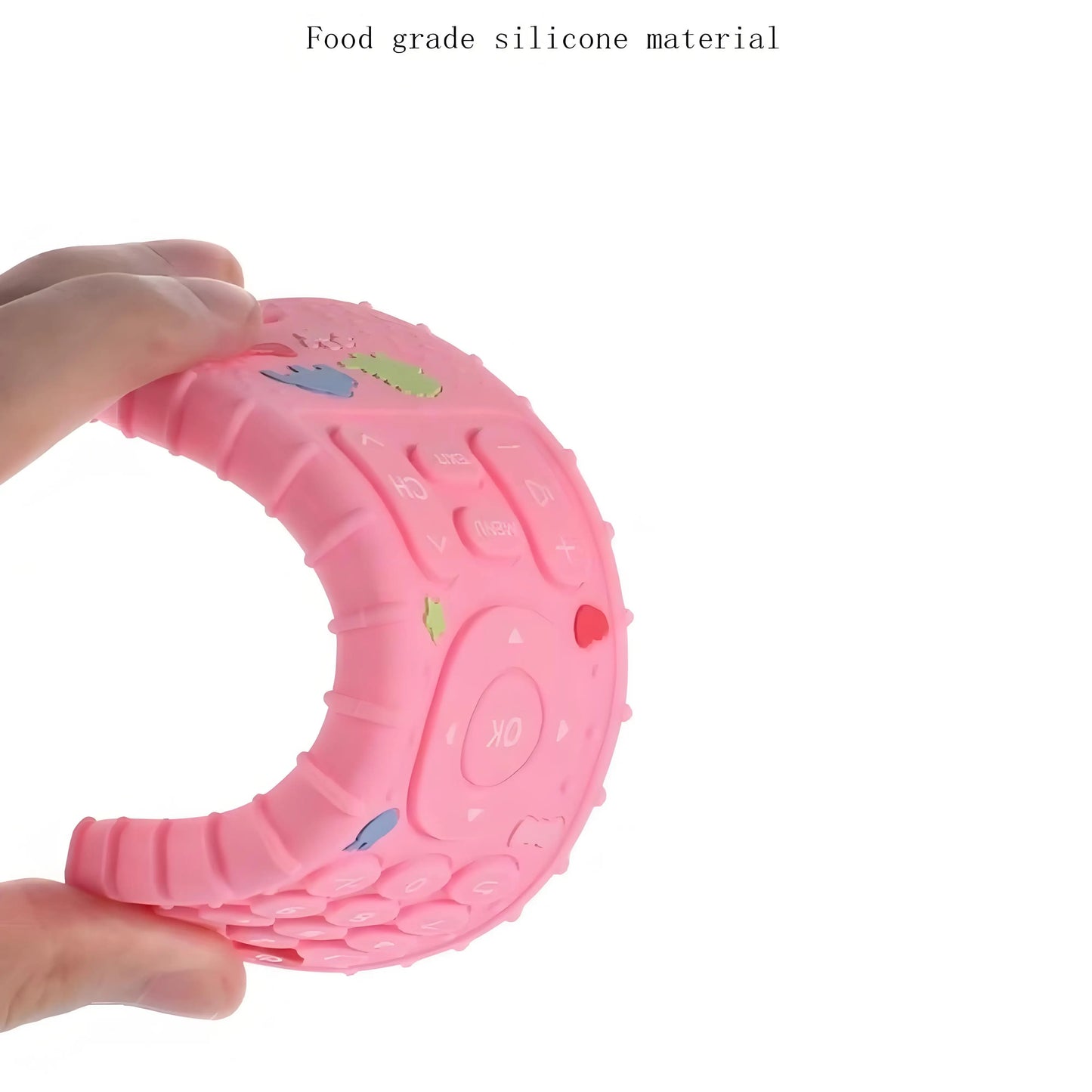 1/4PCS Silicone Baby Toys TV Remote Control Shape Teether Toy BPA Free Silicone Teething Chewing Toy Sensory Baby Accessories