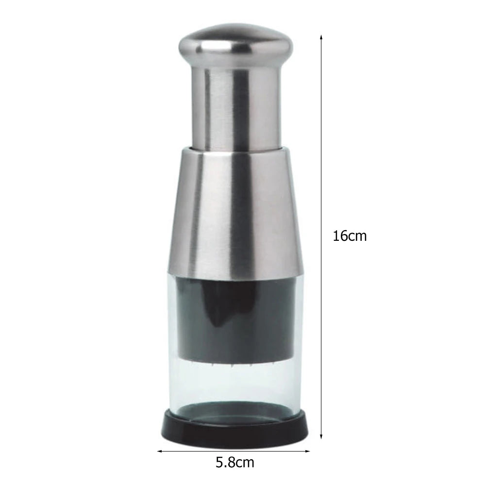 Pressed Garlic Chopper 304 Stainless Steel Manual Garlic Masher Handheld Push Type Garlic Crusher Labor Kitchen Chopper Gadget
