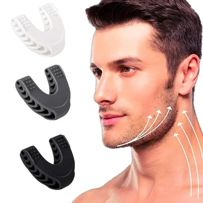 Fitness Jaw Exerciser Slim & Tone Jawline/Double Chin Reducer-Helps Reduce Teeth Grinding & Stress-Facial Toner/Look Youthful