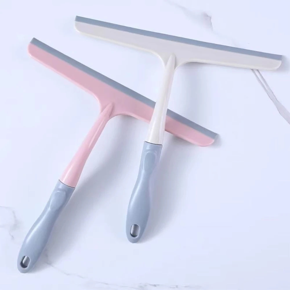 Multi-purpose Silicone Scraping Washing Wiper Household Window Bathroom Kitchen Glass Cleaning Tool Floor Surface Small Wiper