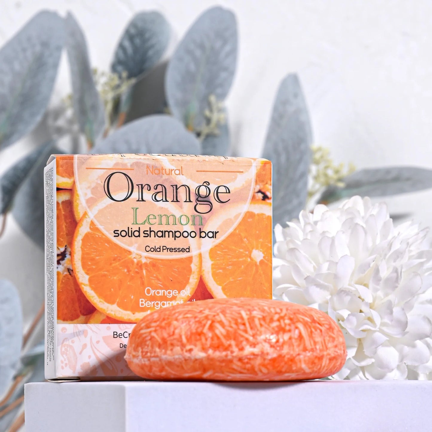 60g Natural XF Organic Sweet Orange Extract Shampoo Bar Moisturizing Strong Cleaning Solid Shampoo