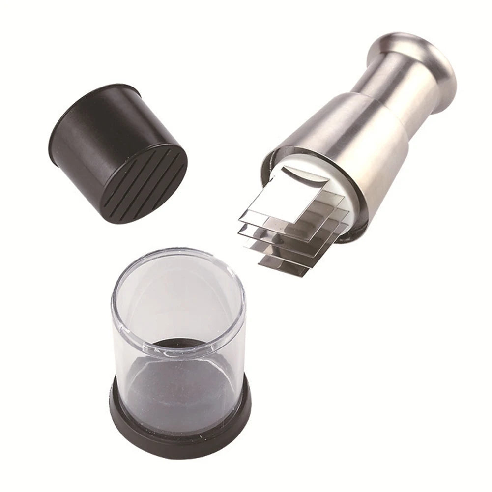 Pressed Garlic Chopper 304 Stainless Steel Manual Garlic Masher Handheld Push Type Garlic Crusher Labor Kitchen Chopper Gadget