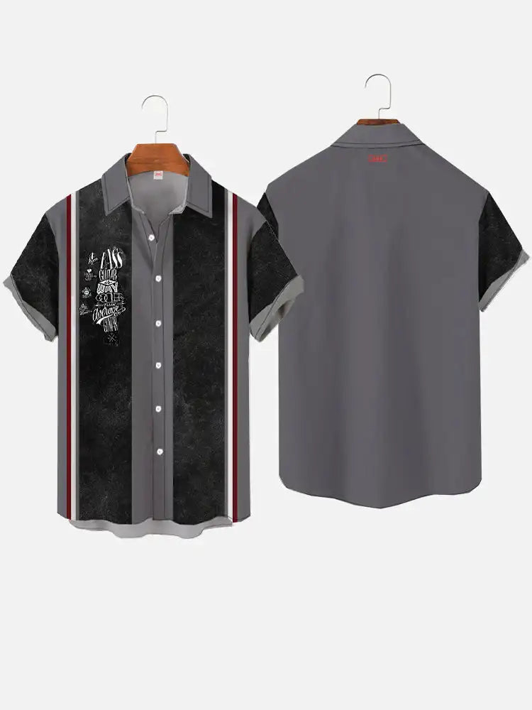 Men's fashionable and minimalist shirts 2023 Summer casual short sleeved Hawaii beach shirt vacation trend