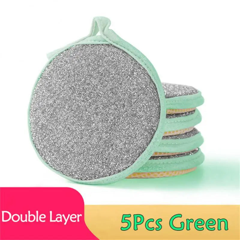 Dishwashing Sponge Reusable Washable Sponges Double Side Magic Sponge To Wash Dishes Useful Things for Kitchen Clean Tools