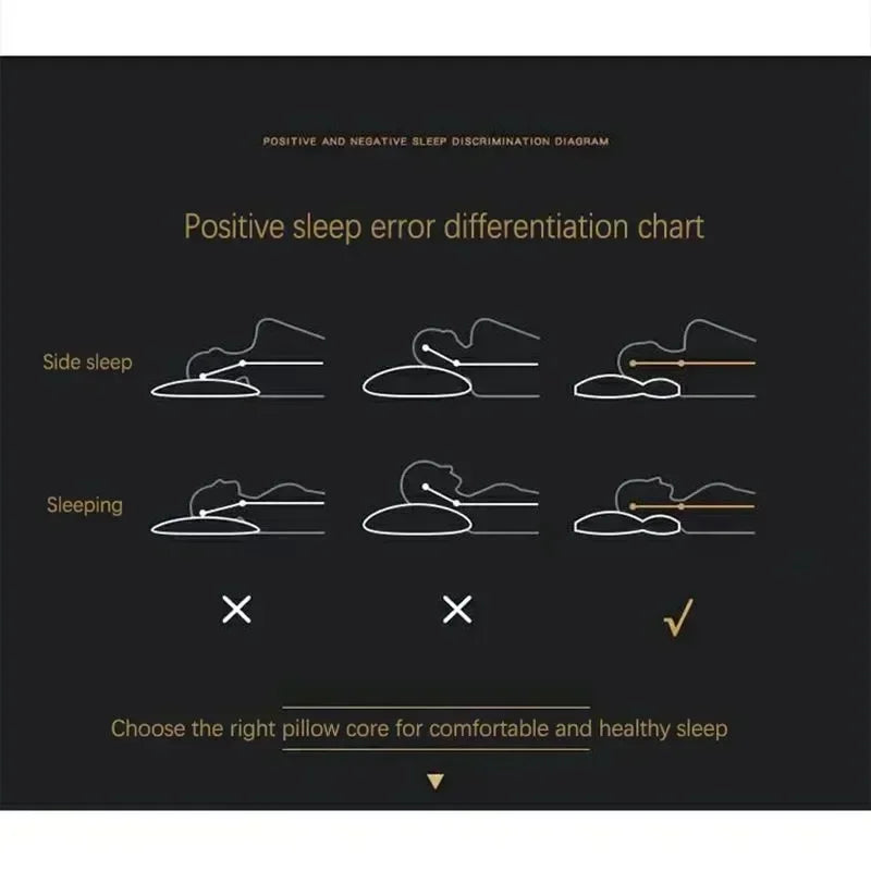 Pillow support cervical vertebra to help sleep home pillow core does not collapse without deformation support massage pillow