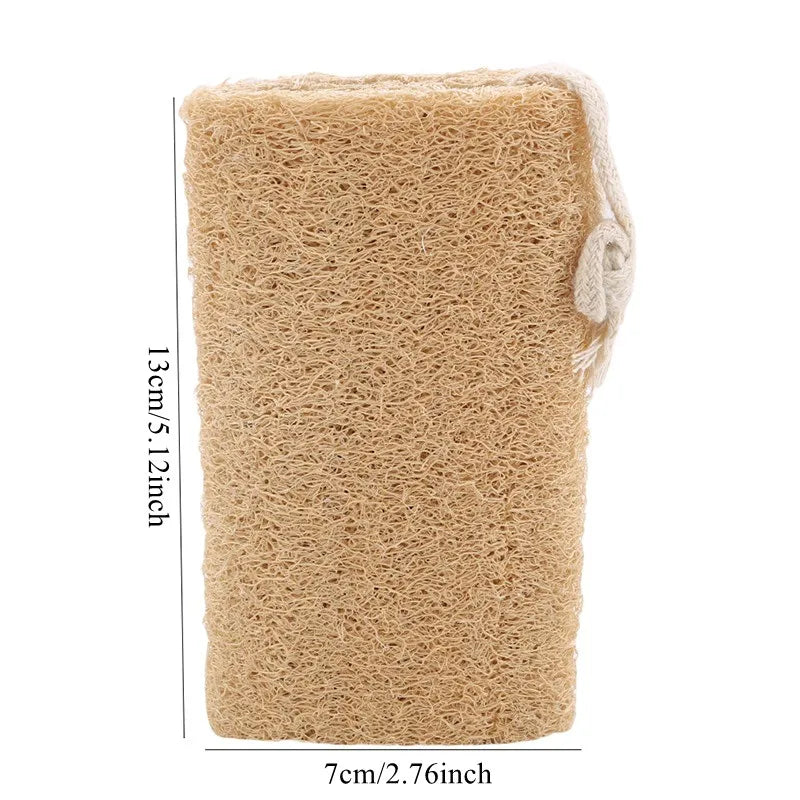 1PC Organic Loofahs Loofah Spa Exfoliating Scrubber natural Luffa Body Wash Sponge Remove Dead Skin Made Soap