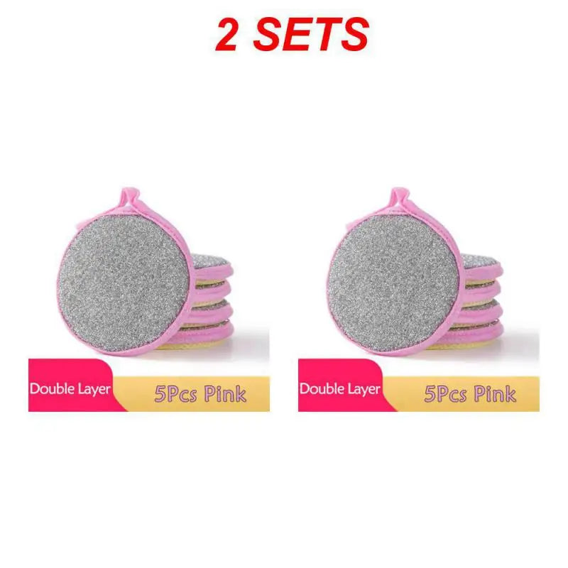Dishwashing Sponge Reusable Washable Sponges Double Side Magic Sponge To Wash Dishes Useful Things for Kitchen Clean Tools