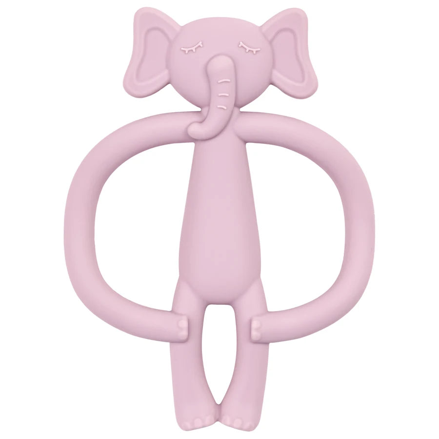 New Kids Teething Silicone Nursing Teether Gifts Newborn Dental Care Durable Teether Toys Teething Infant Chewing Toy Baby Stuff