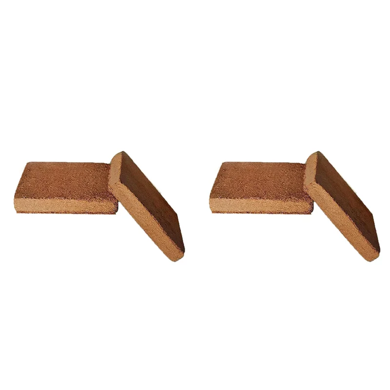 ABYP 4Pcs Organic Coconut Fiber For Plants, Organic Coconut Bricks, Natural Organic Compressed Coconut