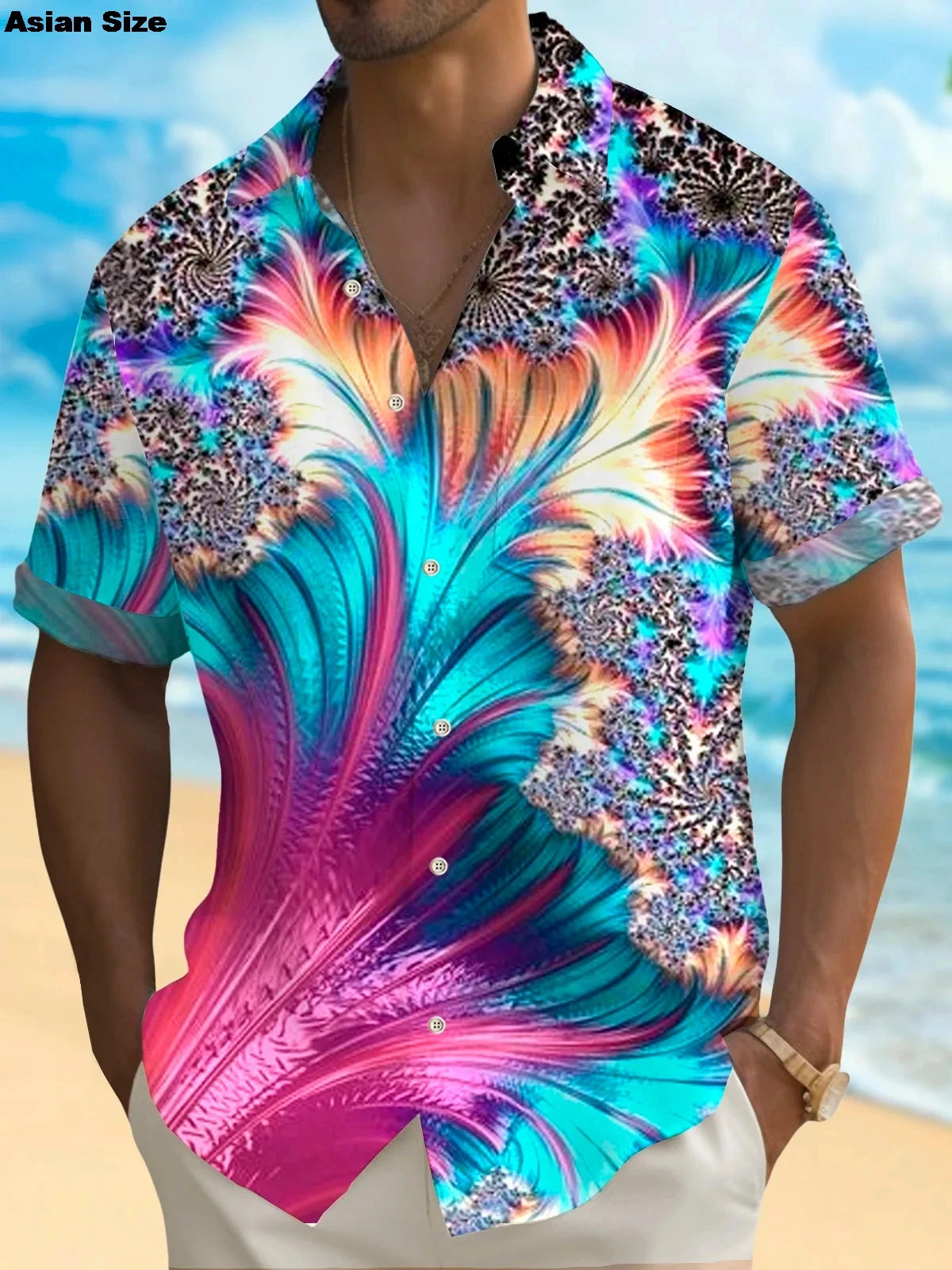 Flamingo Parrot 3D Print Hawaiian Shirt Men Women Fashion Turn Down Beach Shirts 2025 Blouse Vocation Turn Down Collar Camisa