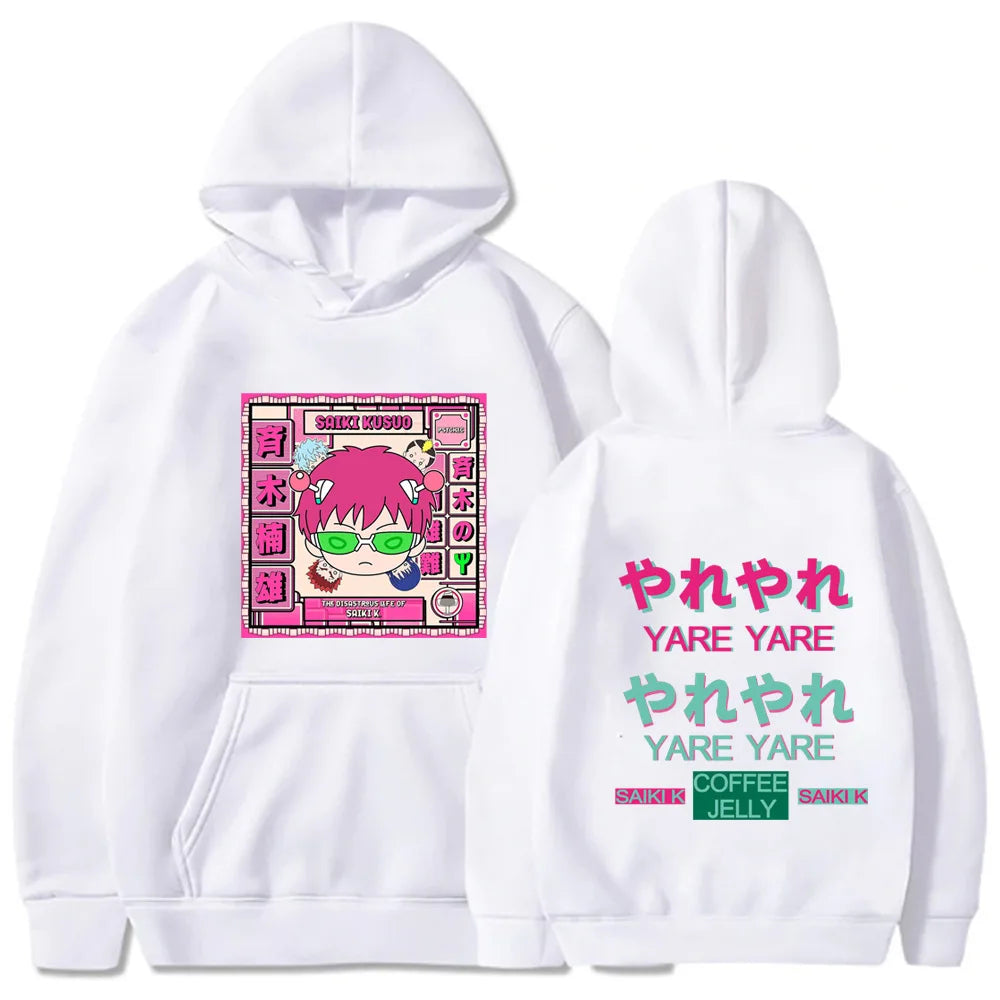 The Disastrous Life of Saiki K Autumn New Men's Hoodie Sweatshirt Men Womnen Fashion Brand Design Pullover Men's Fleece Hoodies